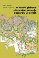 Warunki glebowe elementem rozwoju obszarów.... Autor: Anna Bielska, Antoni Szafranek. SmakLiter.pl Okładka książki Warunki glebowe elementem rozwoju obszarów...