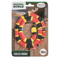 Wąż gumowy koralowy 60cm. Wydawca: Beppe. SmakLiter.pl Opakowanie Wąż gumowy koralowy 60cm