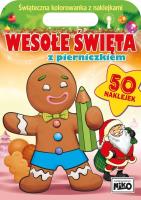 Wesołe święta z pierniczkiem. Autor: Artur Rajch. SmakLiter.pl Okładka książki Wesołe święta z pierniczkiem