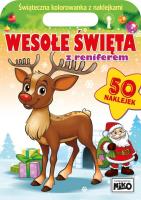 Wesołe święta z reniferem. Autor: Artur Rajch. SmakLiter.pl Okładka książki Wesołe święta z reniferem
