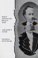 Okładka książki What Nietzsche Really Said: A Reader's Guide