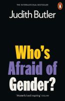 Who's Afraid of Gender?. Autor: Judith Butler. SmakLiter.pl Okładka książki Who's Afraid of Gender?