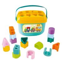 Wiaderko z zabawkami do wkładania. Wydawca: Baby Mix. SmakLiter.pl Opakowanie Wiaderko z zabawkami do wkładania