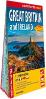 Opakowanie Wielka Brytania i Irlandia Great Britain and Ireland laminowana mapa samochodowo-turystyczna 1:950 000