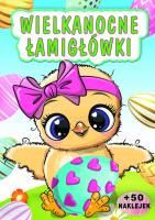 Wielkanocne łamigłówki. Autor: Agnieszka Bienias vel Bieniak. SmakLiter.pl Okładka książki Wielkanocne łamigłówki