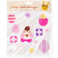 Wielkanocne naklejki żelowe króliki. Wydawca: MCD. SmakLiter.pl Opakowanie Wielkanocne naklejki żelowe króliki