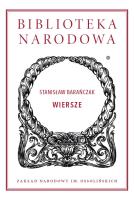Wiersze. Autor: Stanisław Barańczak. SmakLiter.pl Okładka książki Wiersze