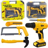 Wiertarko-wkrętarka w walizce światło dźwięk. Wydawca: Leantoys. SmakLiter.pl Opakowanie Wiertarko-wkrętarka w walizce światło dźwięk