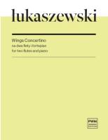 Okładka książki Wings Concertino na dwa flety i fortepian