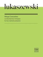Okładka książki Wings Concertino na dwa klarnety i fortepian