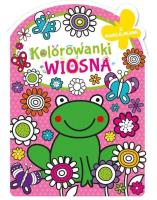 Okładka książki Wiosna. Kolorowanka z wykrojnika