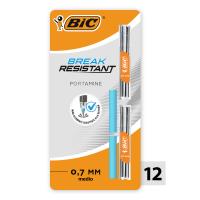 Wkłady+gumka BIC Break Resistant 0.7mm blister 12+2szt. Wydawca: Bic. SmakLiter.pl Opakowanie Wkłady+gumka BIC Break Resistant 0.7mm blister 12+2szt
