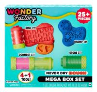 Wonder Factory Never Dry Dough Mega Box. Wydawca: MGA. SmakLiter.pl Opakowanie Wonder Factory Never Dry Dough Mega Box