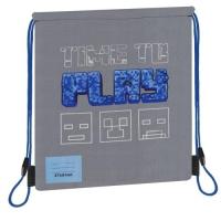 Worek na buty Pixel szary. Wydawca: Starpak. SmakLiter.pl Opakowanie Worek na buty Pixel szary