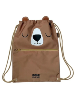 Worek z kieszonką na suwak Miś BB Friends. Wydawca: INTERDRUK. SmakLiter.pl Opakowanie Worek z kieszonką na suwak Miś BB Friends