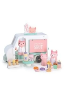 Wóz z mlecznymi koktajlami i lodami rodzina Kitty. Wydawca: Tender Leaf Toys. SmakLiter.pl Opakowanie Wóz z mlecznymi koktajlami i lodami rodzina Kitty