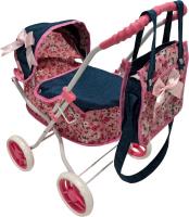 Wózek dla lalek głęboki z torbą. Wydawca: MarioToys. SmakLiter.pl Opakowanie Wózek dla lalek głęboki z torbą