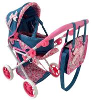 Wózek dla lalek głęboki z torbą. Wydawca: MarioToys. SmakLiter.pl Opakowanie Wózek dla lalek głęboki z torbą