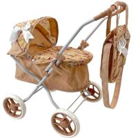 Wózek dla lalek głęboki z torbą. Wydawca: MarioToys. SmakLiter.pl Opakowanie Wózek dla lalek głęboki z torbą