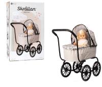 Wózek dla lalek w stylu retro. Wydawca: MICKI. SmakLiter.pl Opakowanie Wózek dla lalek w stylu retro