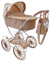 Wózek Retro dla lalek z torbą. Wydawca: MarioToys. SmakLiter.pl Opakowanie Wózek Retro dla lalek z torbą