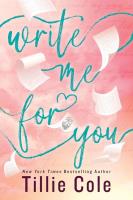 Write Me For You wer. angielska. Autor: Cole Tillie. SmakLiter.pl Okładka książki Write Me For You wer. angielska