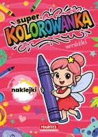 Okładka książki Wróżki. Super kolorowanka z naklejkami