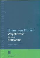 Okładka książki Współczesne teorie polityczne