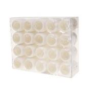 Opakowanie Wstążka kokon biały matowy (20szt) ROZETTE