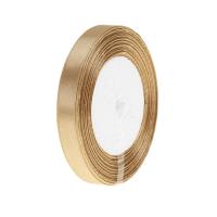 Wstążka satynowa 186 ciemny złoty 12mm/32m. Wydawca: Brewis. SmakLiter.pl Opakowanie Wstążka satynowa 186 ciemny złoty 12mm/32m
