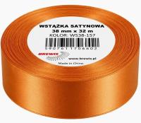 Opakowanie Wstążka satynowa 38mm/32m nagietkowy