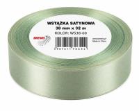 Opakowanie Wstążka satynowa 38mm/32m szarozielony