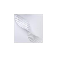 Opakowanie Wstążka satynowa karbowana 40mm/3m biała