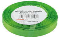 Opakowanie Wstążka satynowa zielona 12mmx32m