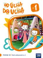 Wychowanie przedszkolne OD UCHA DO UCHA 5-latki poziom 3 cześć 1 Karty aktywności. Autor: Stalmach-Tkacz Anna, Karina Mucha. SmakLiter.pl Okładka książki Wychowanie przedszkolne OD UCHA DO UCHA 5-latki poziom 3 cześć 1 Karty aktywności