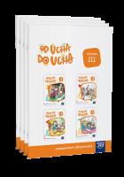 Wychowanie przedszkolne OD UCHA DO UCHA 5-latki Poziom 3 Zestaw kart aktywności. Autor: Stalmach-Tkacz Anna, Karina Mucha. SmakLiter.pl Okładka książki Wychowanie przedszkolne OD UCHA DO UCHA 5-latki Poziom 3 Zestaw kart aktywności