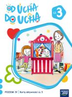 Wychowanie przedszkolne OD UCHA DO UCHA 6-latki poziom 4 część 3 Karty aktywności. Autor: Stalmach-Tkacz Anna, Karina Mucha. SmakLiter.pl Okładka książki Wychowanie przedszkolne OD UCHA DO UCHA 6-latki poziom 4 część 3 Karty aktywności
