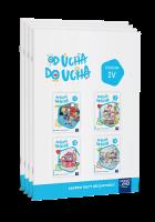 Wychowanie przedszkolne OD UCHA DO UCHA 6-latki Poziom 4 Zestaw kart aktywności. Autor: Stalmach-Tkacz Anna, Karina Mucha. SmakLiter.pl Okładka książki Wychowanie przedszkolne OD UCHA DO UCHA 6-latki Poziom 4 Zestaw kart aktywności