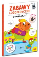 Wymawiam 'r'. Kapitan Nauka. Zabawy logopedyczne. Kapibara Loguś. Autor: Opracowanie zbiorowe. SmakLiter.pl Okładka książki Wymawiam 'r'. Kapitan Nauka. Zabawy logopedyczne. Kapibara Loguś