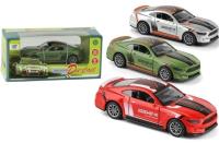 Wyścigówka metalowa z napędem 1:36 MIX. Wydawca: Merkpol. SmakLiter.pl Opakowanie Wyścigówka metalowa z napędem 1:36 MIX