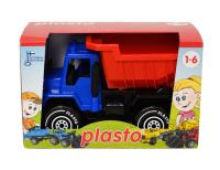 Opakowanie Wywrotka 30 cm niebiesko-czerwona w pudełku PLASTO