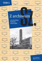 Okładka książki Z archiwum Sz. Szczecińskie historie niezwykłe. Tom 3