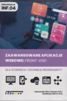 Zaawansowane aplikacje webowe: Front-End. Autor: Bies Aleksander, Kaim Kacper. SmakLiter.pl Okładka książki Zaawansowane aplikacje webowe: Front-End