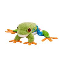 Żaba drzewołaz niebiesko-żółty 10cm. Wydawca: Beppe. SmakLiter.pl Opakowanie Żaba drzewołaz niebiesko-żółty 10cm