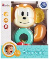 Zabawka modułowa Bam Bam Małpka. Wydawca: BamBam. SmakLiter.pl Opakowanie Zabawka modułowa Bam Bam Małpka