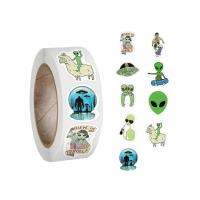 Zabawne naklejki UFO 300szt. Wydawca: ARPEX. SmakLiter.pl Opakowanie Zabawne naklejki UFO 300szt