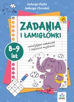 Okładka książki Zadania i łamigłowki 8-9 lat rozwijające ciekawość i logiczne myślenie