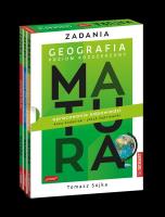 Okładka książki Zadania z geografii w etui