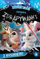 Zadanka & zdrapywanki. Zwierzaki. Autor: Monika Ślizowska. SmakLiter.pl Okładka książki Zadanka & zdrapywanki. Zwierzaki