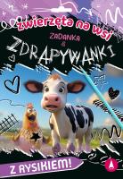 Zadanka & zdrapywanki. Zwierzęta na wsi. Autor: Monika Ślizowska. SmakLiter.pl Okładka książki Zadanka & zdrapywanki. Zwierzęta na wsi
